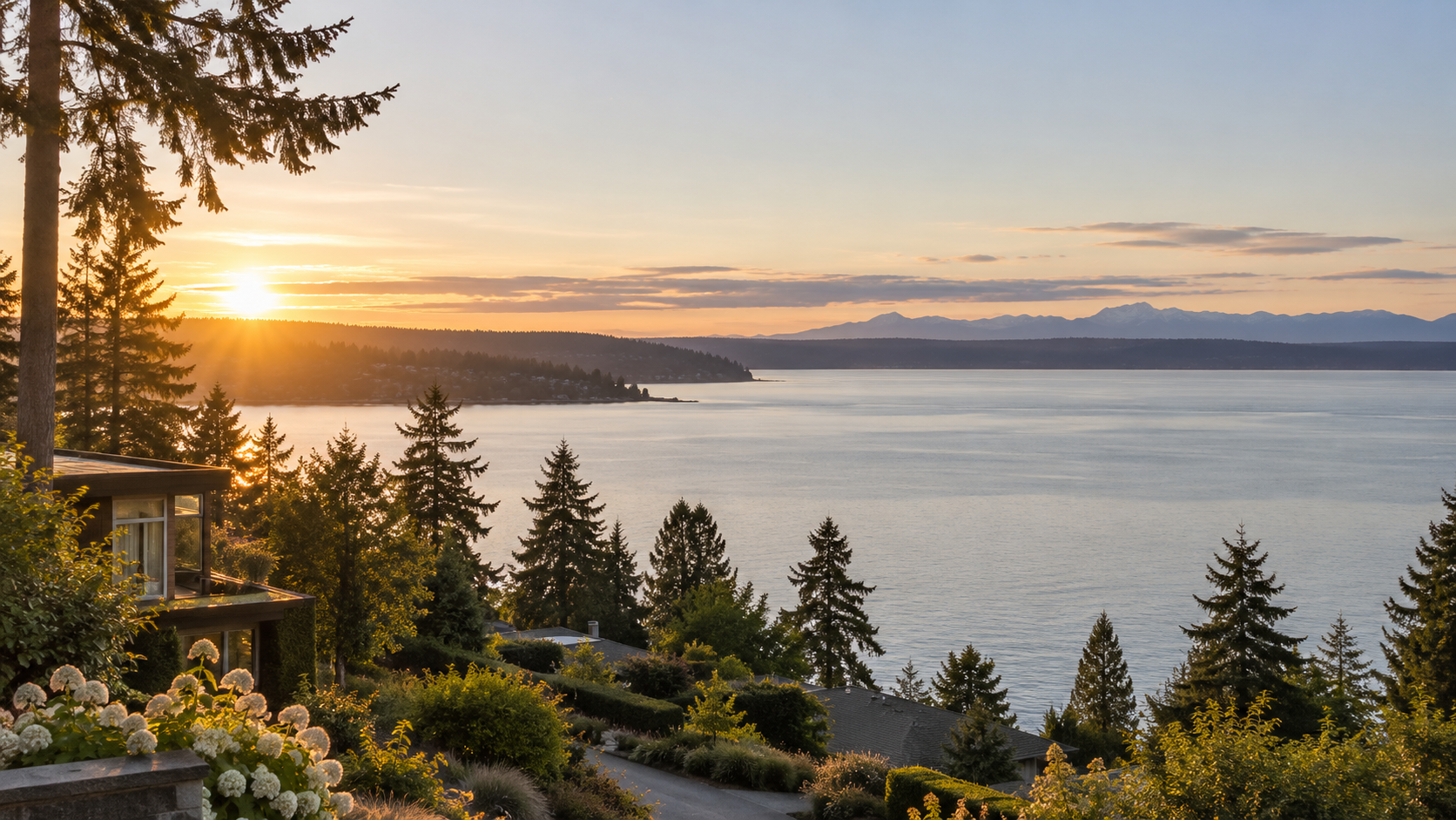 Puget Sound residential landscape in Normandy Park
